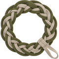 Xkdwp Braided Flat Band Shower Ring Olive Stone - Product view
